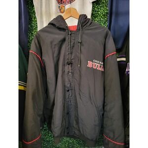 vtg 90s CHICAGO BULLS STARTER Puffer Jacket xl throwback nba basketball vintage